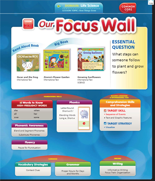 Weekly Focus Wall 